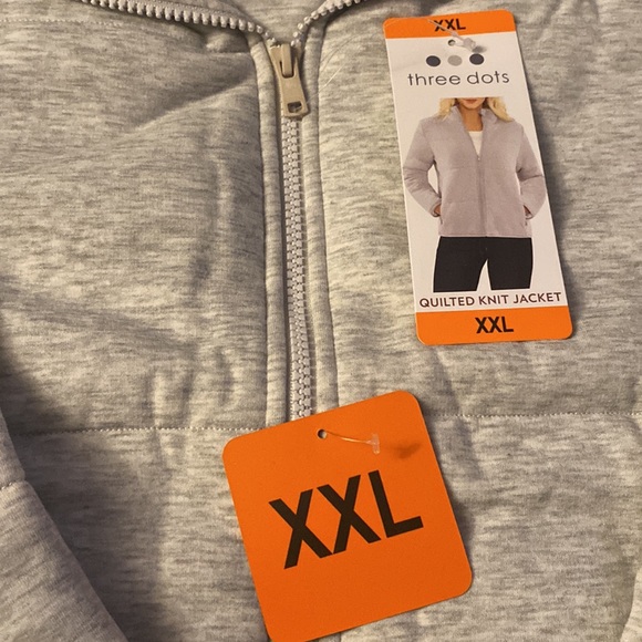 Quilted Knit Jacket, XXL - Picture 3 of 5